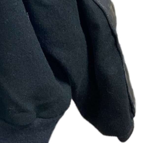 Vintage 90s Too Cute Guetta Brothers Disney Wool Leather Varsity Jacket - Picture 10 of 15